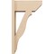 Ekena Millwork 7 1/2-in W x 16-in D x 28-in H Funston Slat Rough Cedar Woodgrain TimberThane Outlooker, Primed Tan OUTUR075X16X28FST24RCPR - alternate 5